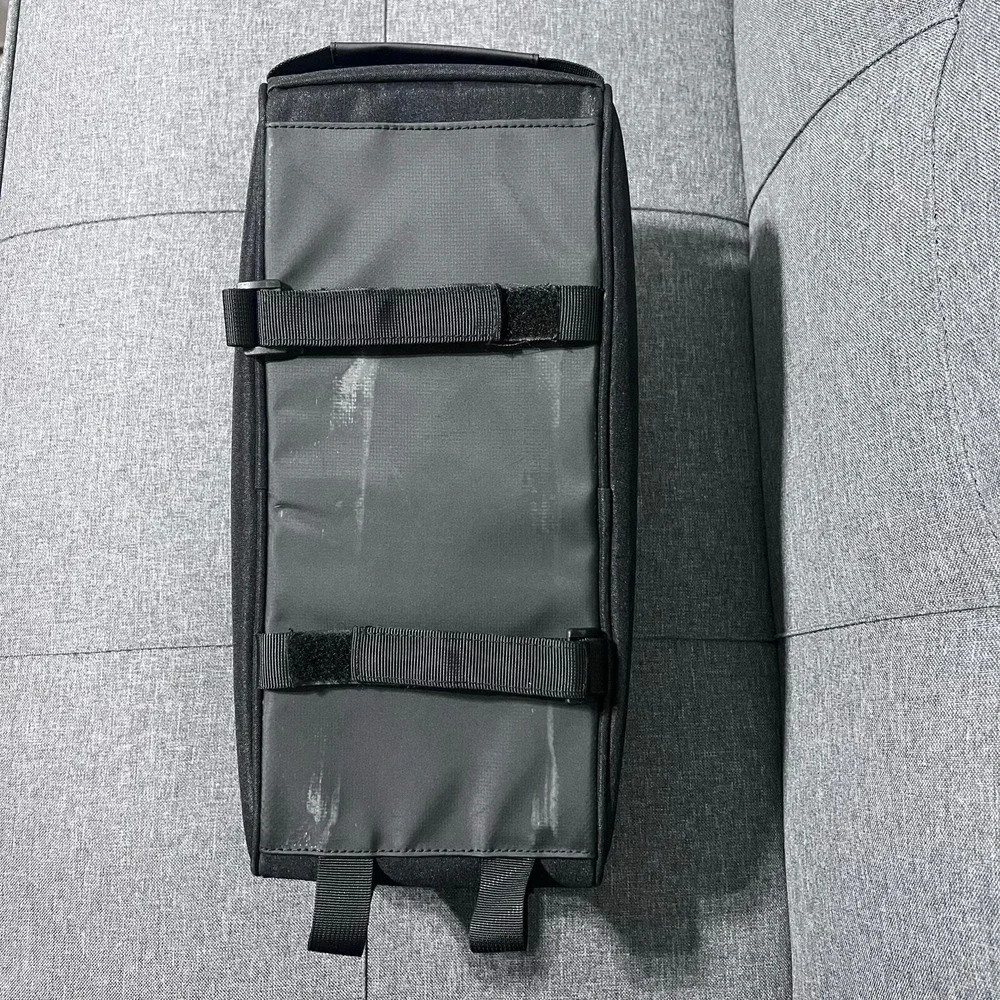 Masiso Panier Bike Bag Black Rear Multi Function Rear Mount Cargo Mount 7 Pocket